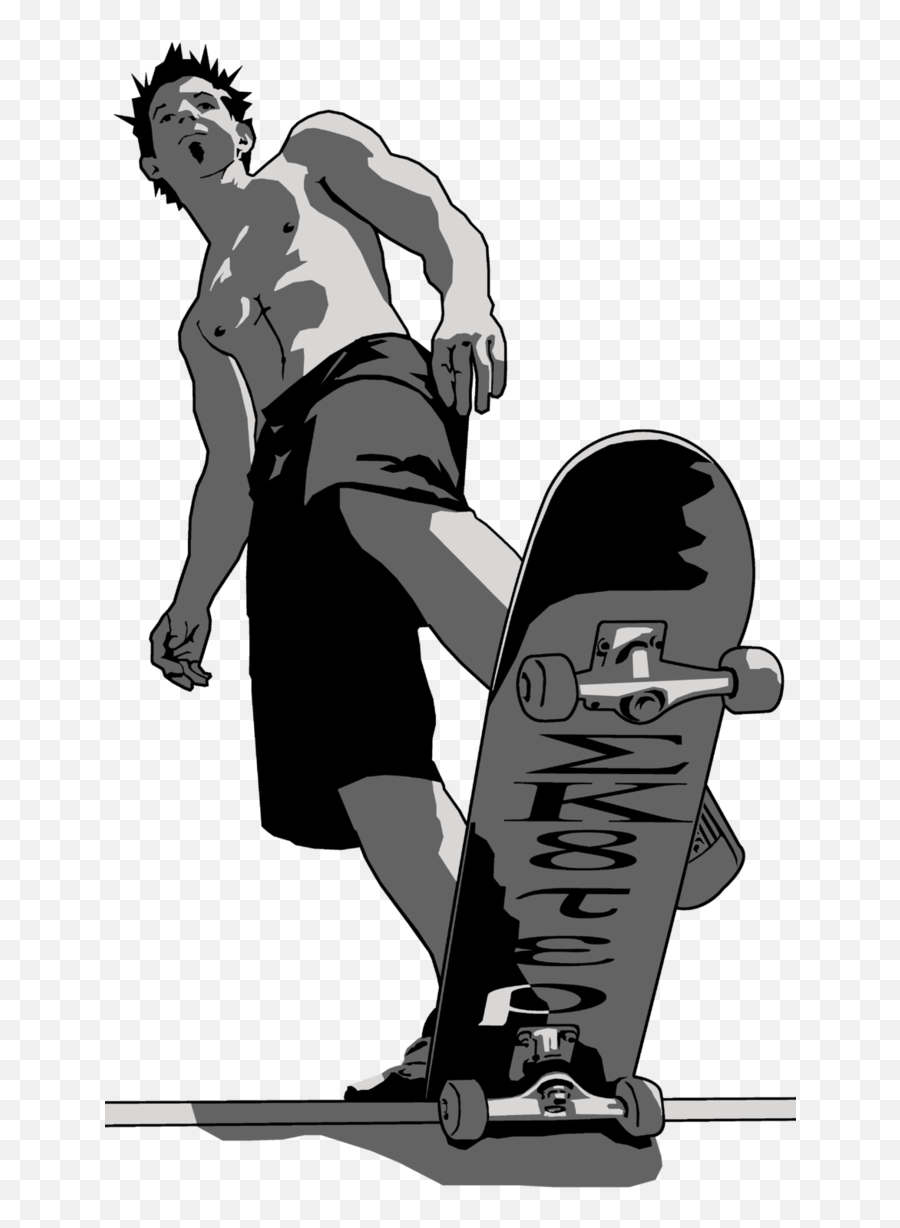 Download Skate 3 By Aktn - D3805u6 Skateboard Full Size Emoji,Skateboarding Clipart
