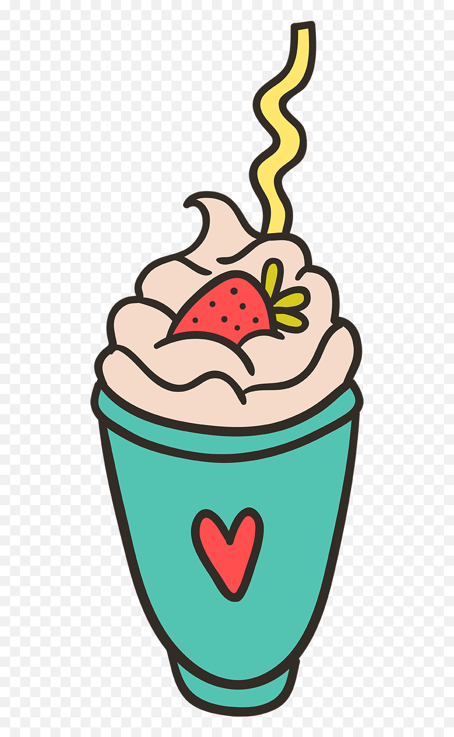 Download Free Coffee Iced Of Latte Milkshake Cafe Cartoon Emoji,Milkshake Png