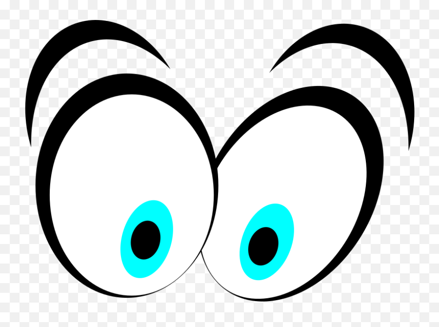 Animated Blue Cartoon Eyes Png Svg Clip Art For Web - Moving Eyes Animated Emoji,Eyes Clipart