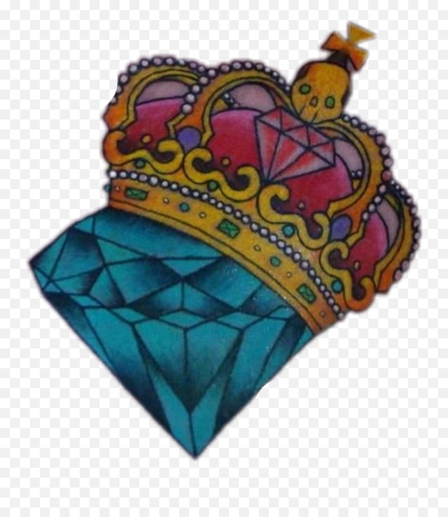 Diamond Crown Skull Sticker By Lovelyink210gmailcom Emoji,Diamond Crown Png