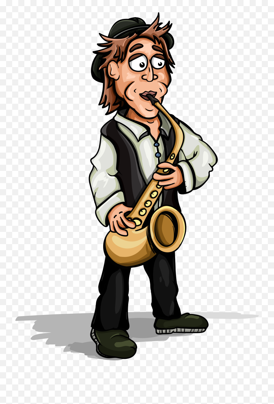 Sax Man Player - Jazz Poem Two Poet Emoji,Saxophone Clipart