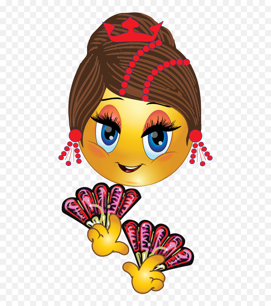 Spanish Girls Clip Art - Smiley Spanish Emoji,Spanish Clipart