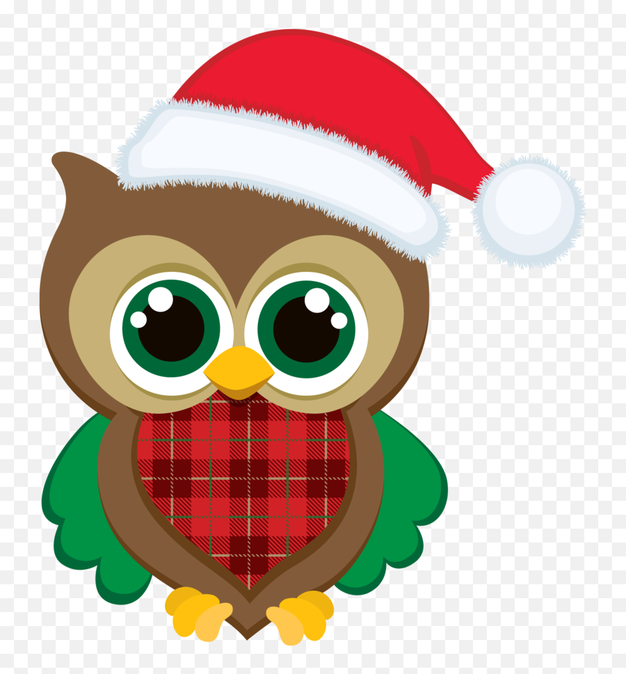 Clipart Owl Merry Christmas Clipart Owl Merry Christmas - Transparent Background Christmas Owl Png Emoji,Merry Christmas Clipart
