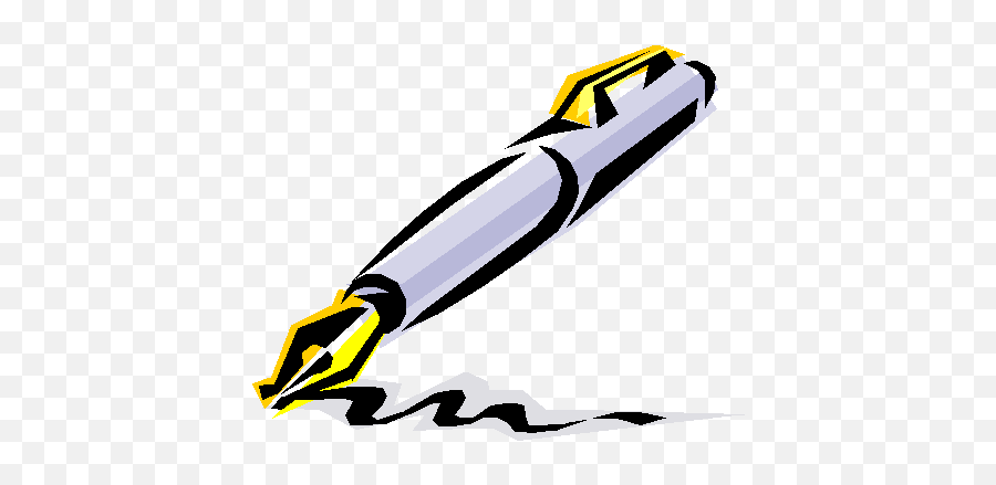 Ink Pen Pen Writing Clip Art Free - Fancy Pen Clipart Emoji,Write Clipart