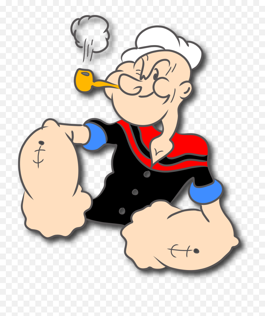 Liver Clipart Animated - Popeye Cartoon Png Transparent Png Popeye Cartoon Pipe Emoji,Liver Clipart