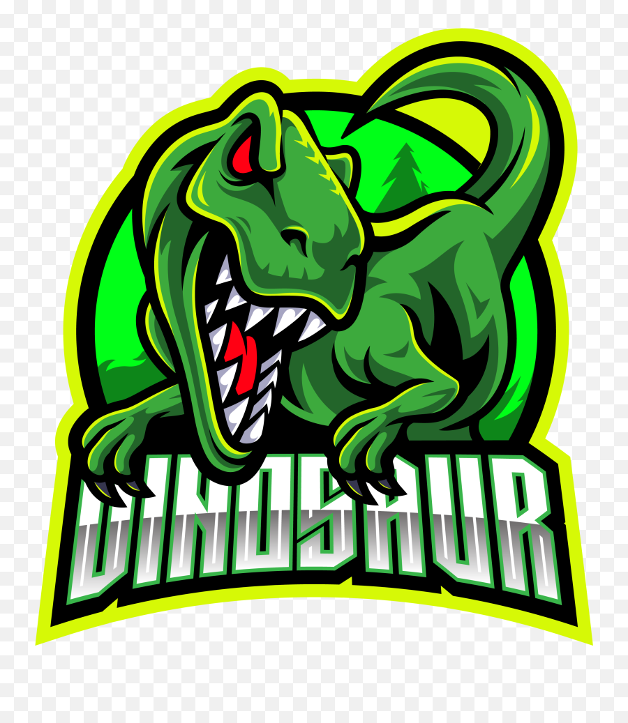 Dinosaur Esports Mascot Logo U2013 Graphicsfamily - Dinosaur Mascot Logo Emoji,Dinosaur Logo
