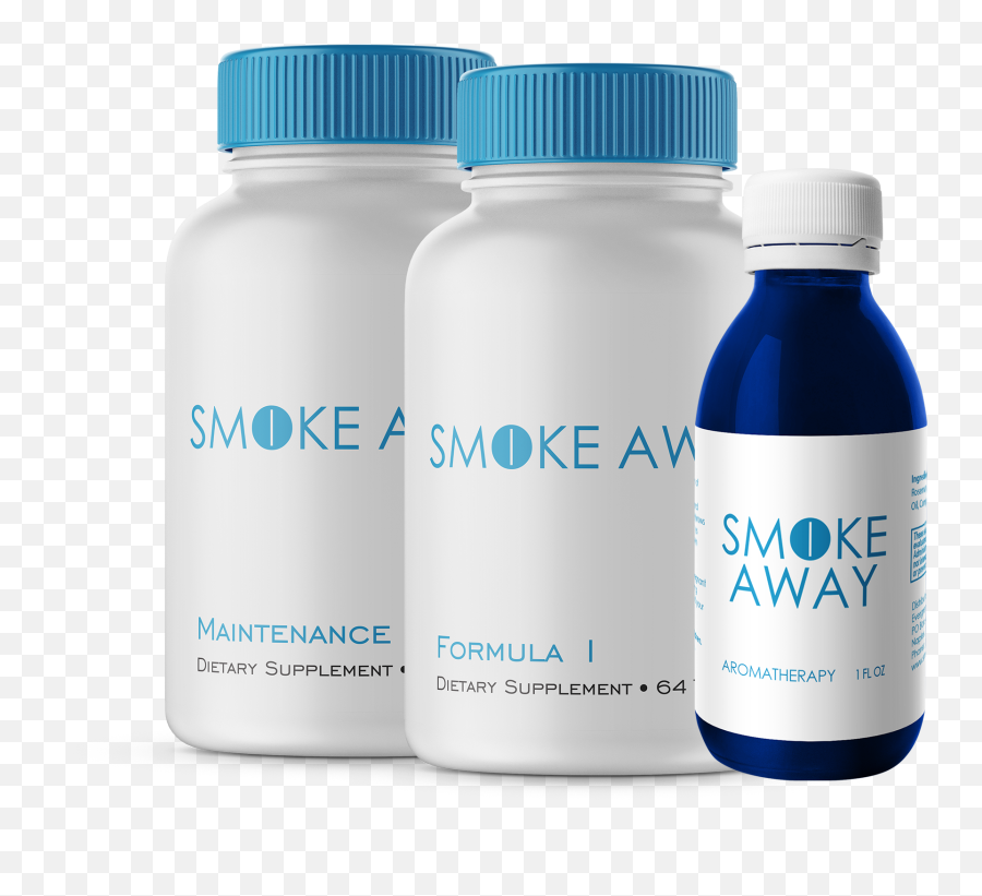 Smoke Away Complete Kit Quit Smoking Fight Nicotine Withdrawals All Natural 3 Part Kit - Walmartcom Solution Emoji,Smoke Trail Png