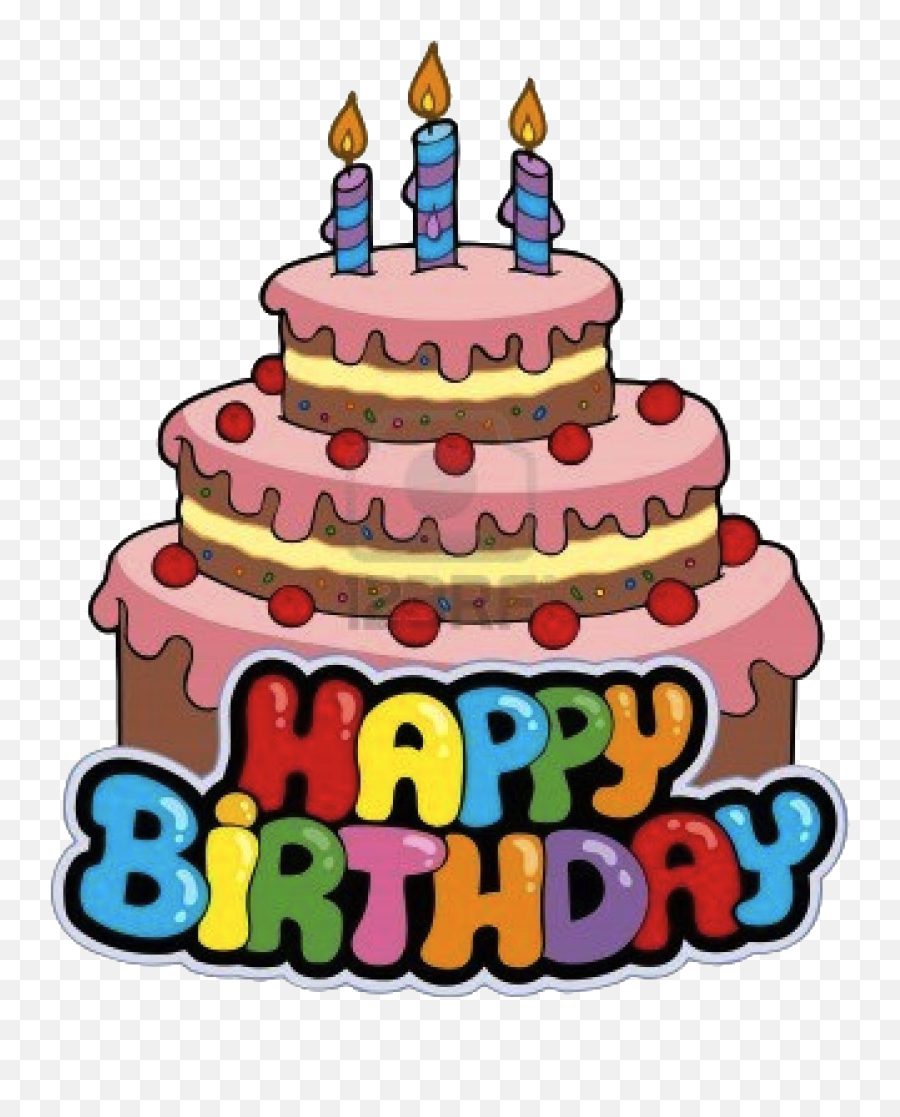 Birthday Cake Clip Art October - Birthday Cake Image Cartoon Birthday Cake Clipart Transparent Emoji,Cake Transparent
