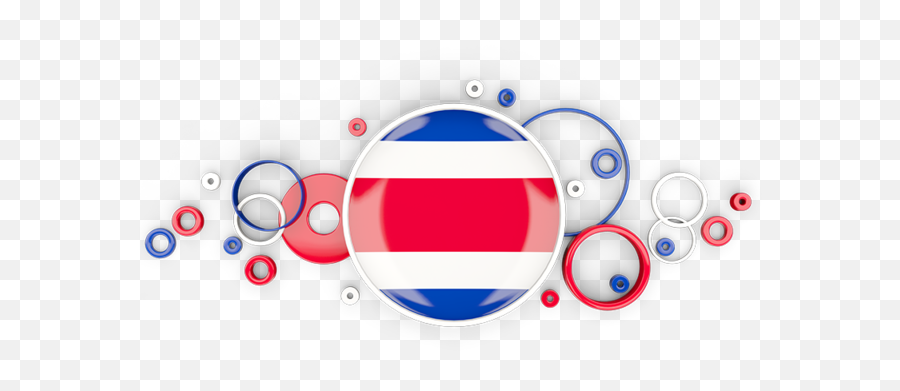Circle Background Illustration Of Flag Of Costa Rica - Pakistan Flag Background Png Emoji,Costa Rica Png