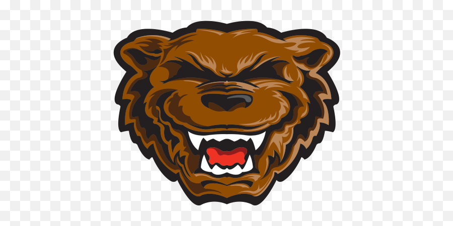 Grizzly Bear Clipart Aggressive Bear - Illustration Aggression Emoji,Grizzly Bear Clipart
