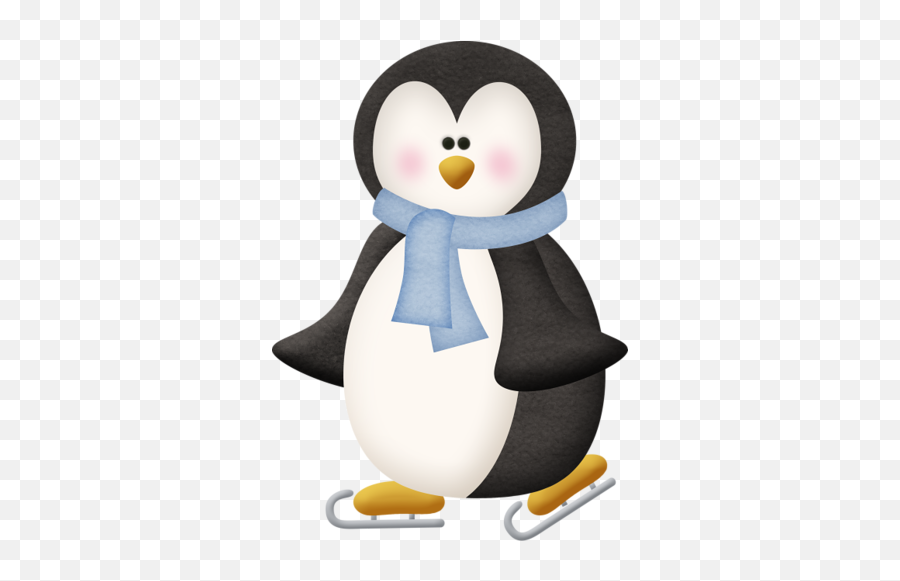Penguin Art - Girly Emoji,Christmas Penguin Clipart