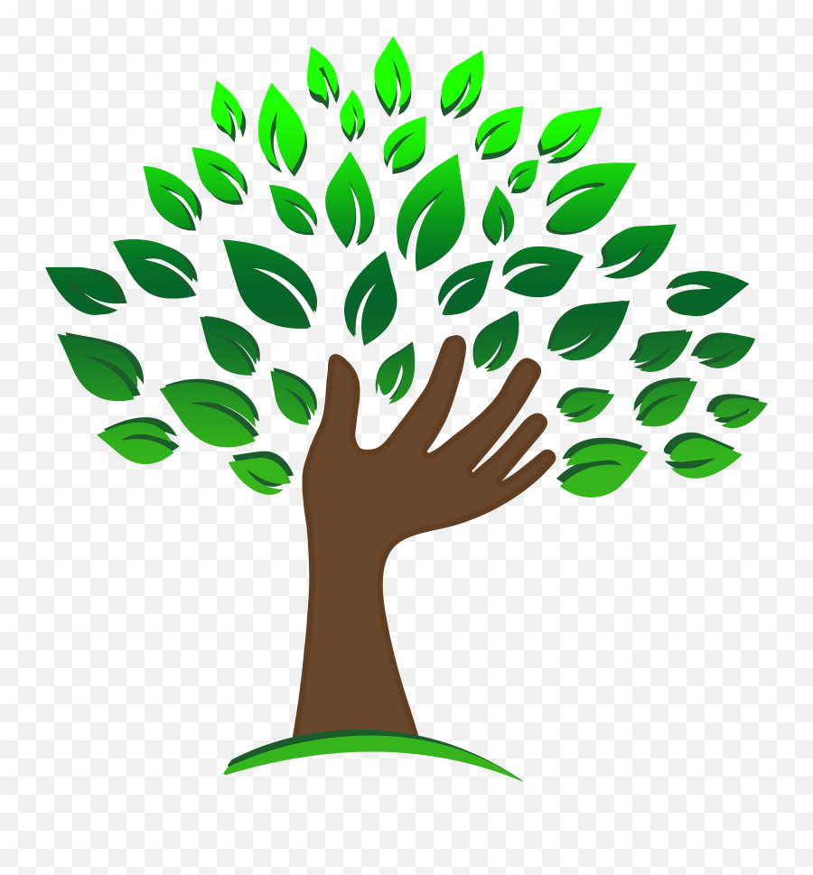 Library Of Tree And Hands Image Black Emoji,Tree Clipart