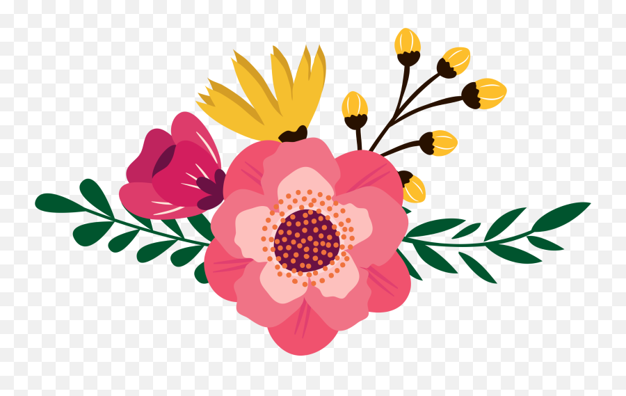 Flower Blume Boho - Boho Flower Clip Art Png Download Emoji,Boho Png