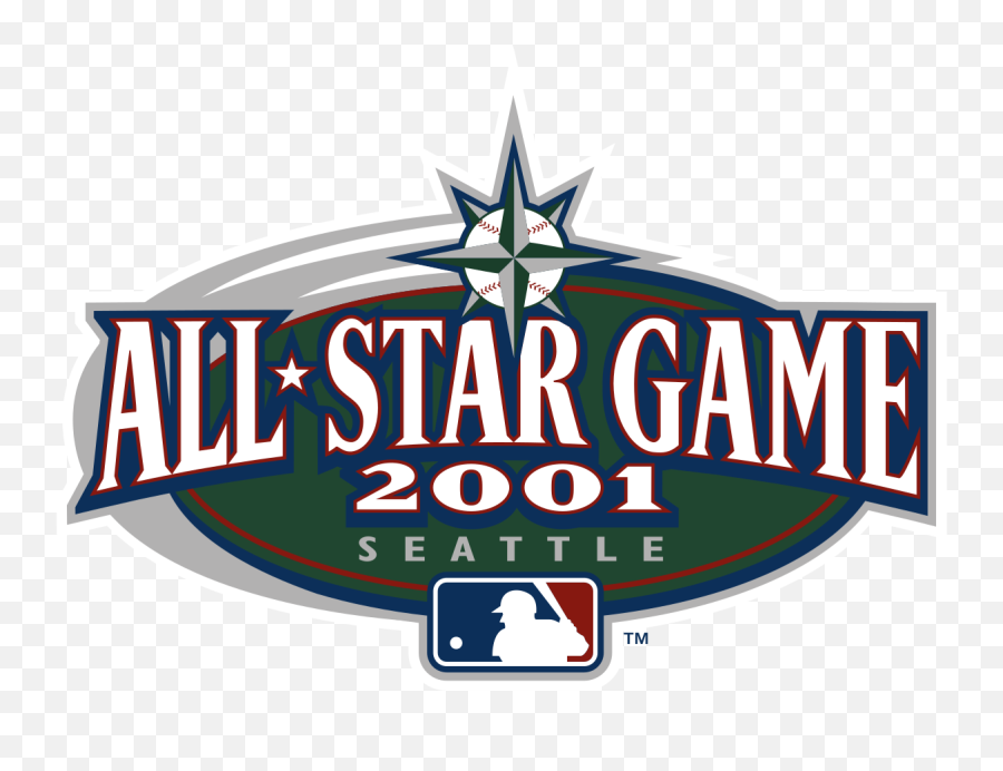 2001 Major League Baseball All - 2001 Mlb All Star Game Logo Emoji,Mlb Logo