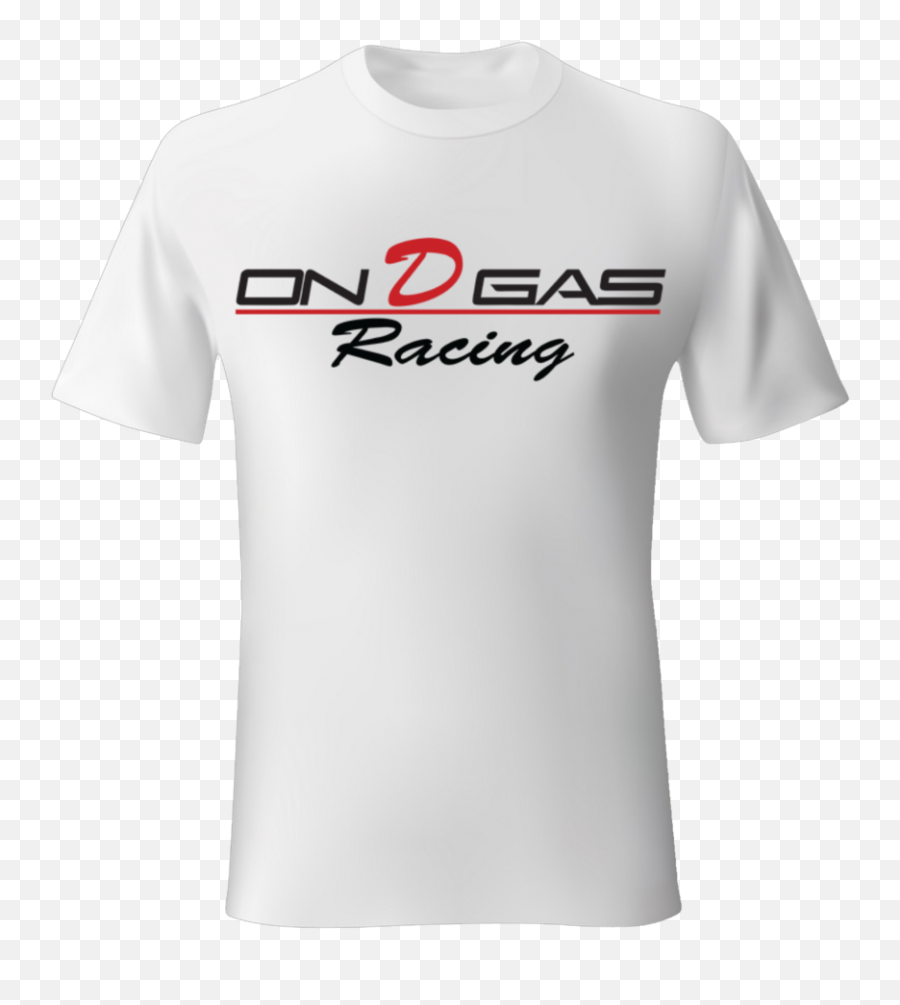 White On D Gas Racing T - Shirt Doma Racing Emoji,Logo Shirts