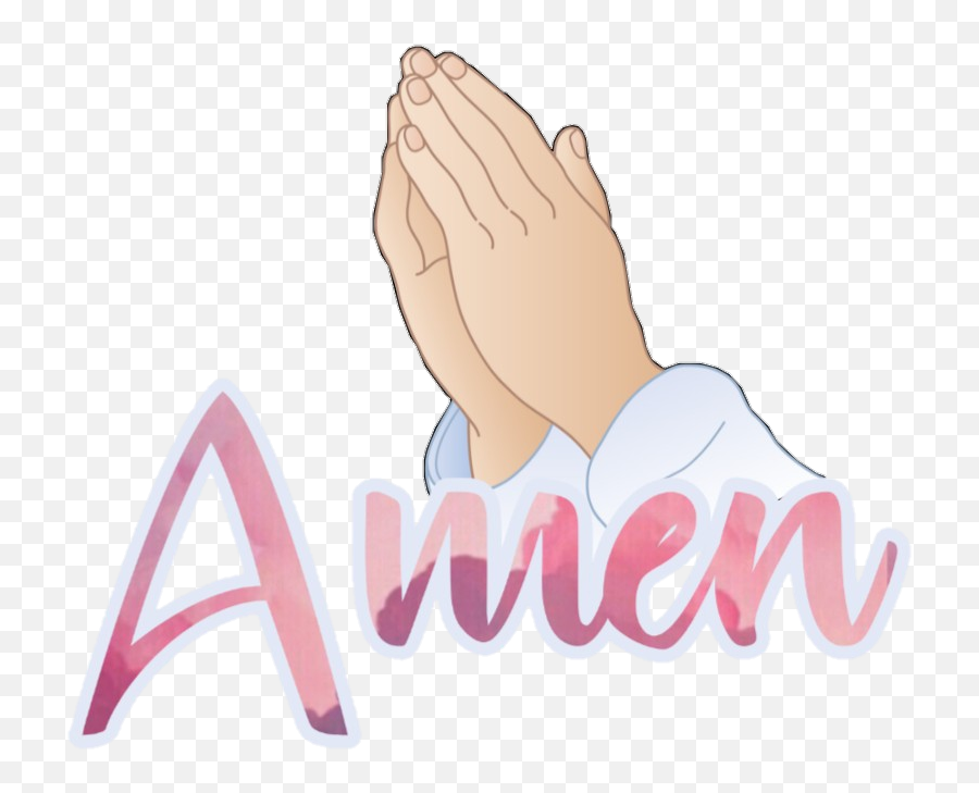 Freetoeditamen Dios Jesus Cristiana Cristianos Remixit Emoji,Praying Hands Emoji Png