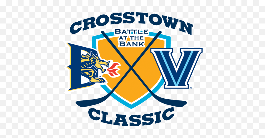 Drexel Club Hockey To Face Villanova At Citizens Bank Park Emoji,Blue Faces Logo