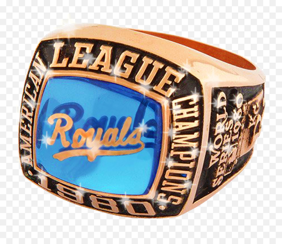 1980 Kansas City Royals American League Championship Ring Emoji,Kc Royals Logo Png