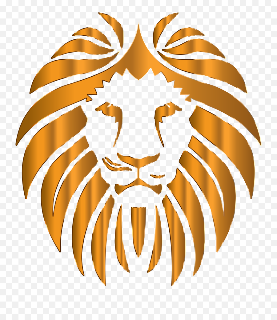 Free Lion Head Png Download Free Clip - Transparent Lion Face Logo Emoji,Lion Head Clipart