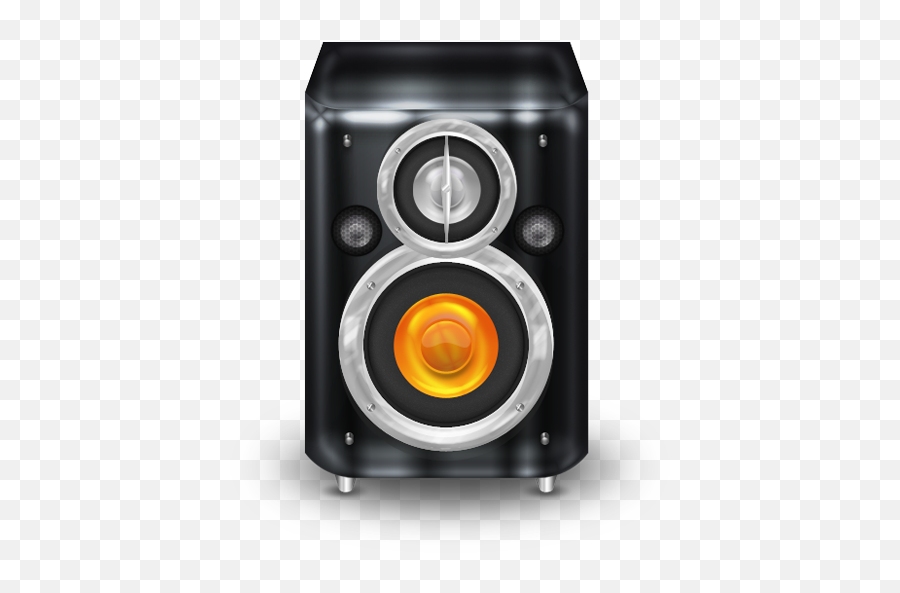 Graphite Orange Speaker Icon - Color Speakers Icon Pack Sound Box Emoji,Speakers Png