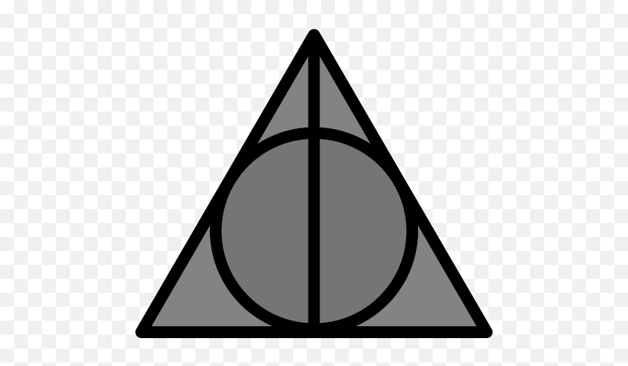 Colour Deathly Hallows Harry Potter - Dot Emoji,Deathly Hallows Png