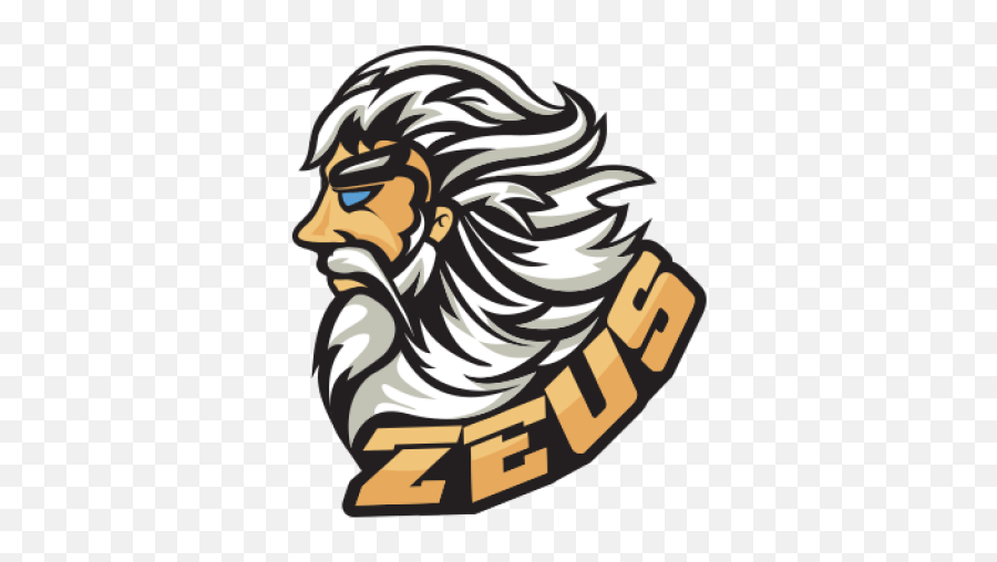 Logos Clipart Mascot - Mascot Logo Zeus Png Transparent Logo For Vector Tracing Emoji,Cartoon Logos