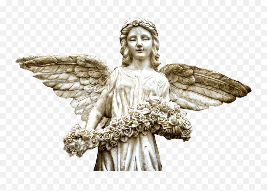 Statue Angel Transparent Png - Angel Png Emoji,Angel Png