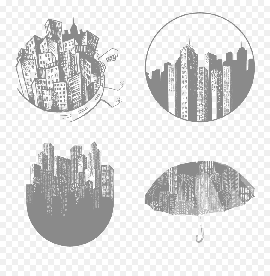 Cityscape Clipart Picsart Emoji,Cityscape Clipart