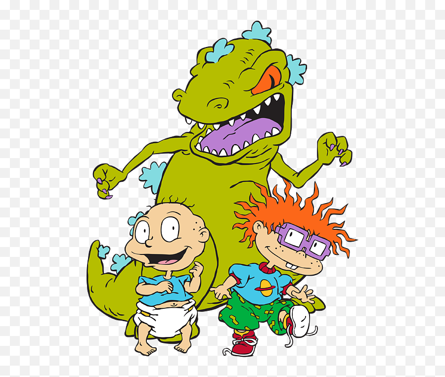 Rugrats Tommy Chuckie Reptar Portable Battery Charger For Emoji,Rugrats Logo Png