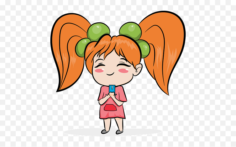 50 Free Pigtails U0026 Girl Illustrations Emoji,Teenage Girl Clipart