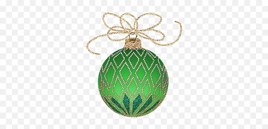 Green Christmas Ornament Clipart - Clip Art Library Emoji,Decoration Clipart