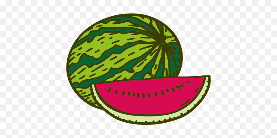 Watermelon Fruit Color Stroke Transparent Png U0026 Svg Vector Emoji,Watermelon Transparent Background