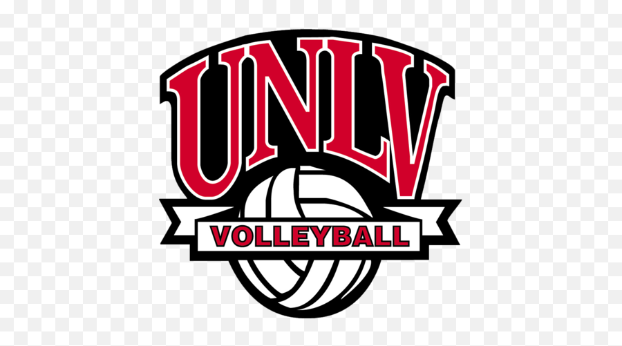 University Of Nevada Las Vegas - College Team Volleyball Logos Emoji,Volleyball Logo