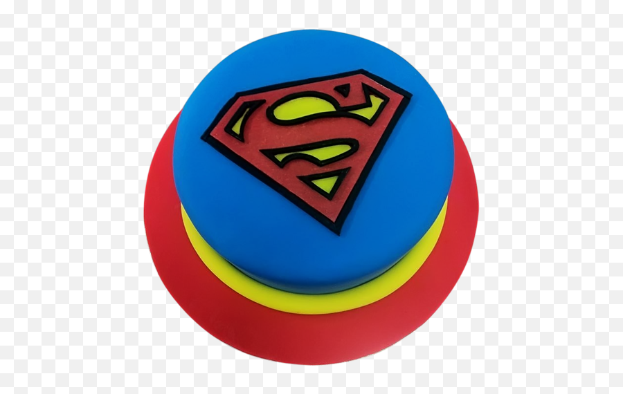 Superman Cake - Superhero Birthday Cakes Cake Superman Logo Png Emoji,Superman Logo Png
