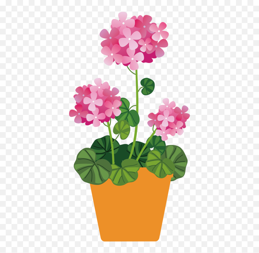 Pot Clipart Transparent Cartoon - Transparent Flower Pot Clipart Emoji,Greenery Clipart