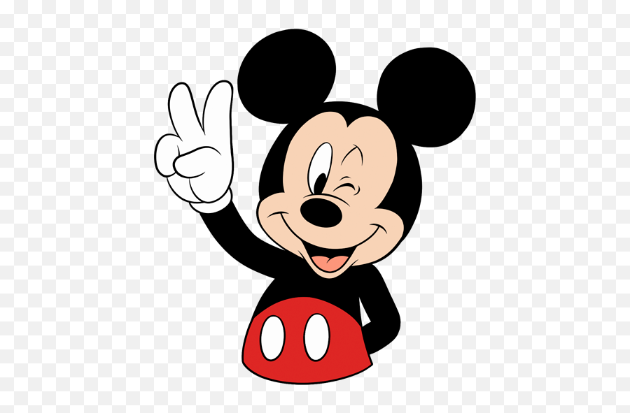 Mickey Mouse Minnie Mouse Sticker The Walt Disney Company - Transparent Mickey Mouse Sticker Emoji,Mickey Png