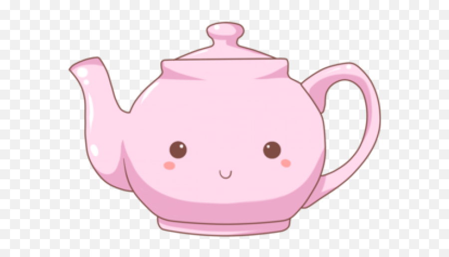 Teacup Clipart Kawaii - Teapot Illustration Full Size Png Serveware Emoji,Teacup Clipart