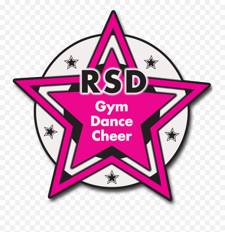 Rsd Dance Cheer Gymnastics - Clipart Pink Stars Emoji,Cheer Logo