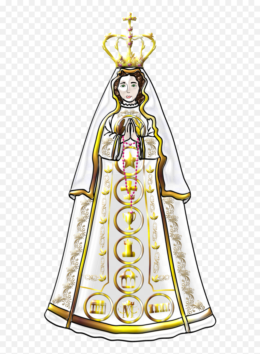 Virgin Mary Catholic Venezuela Flag - Virgen Del Valle Png Emoji,Venezuela Flag Png