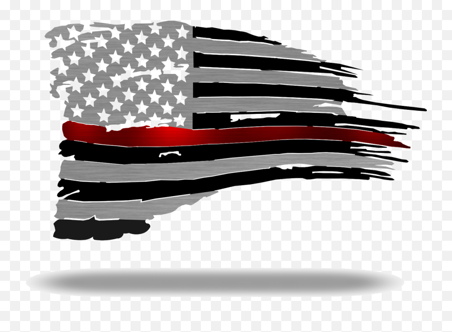 Transparent Usa Flag Clipart Black And - Tattered American Flag Metal Art Emoji,Flag Clipart Black And White