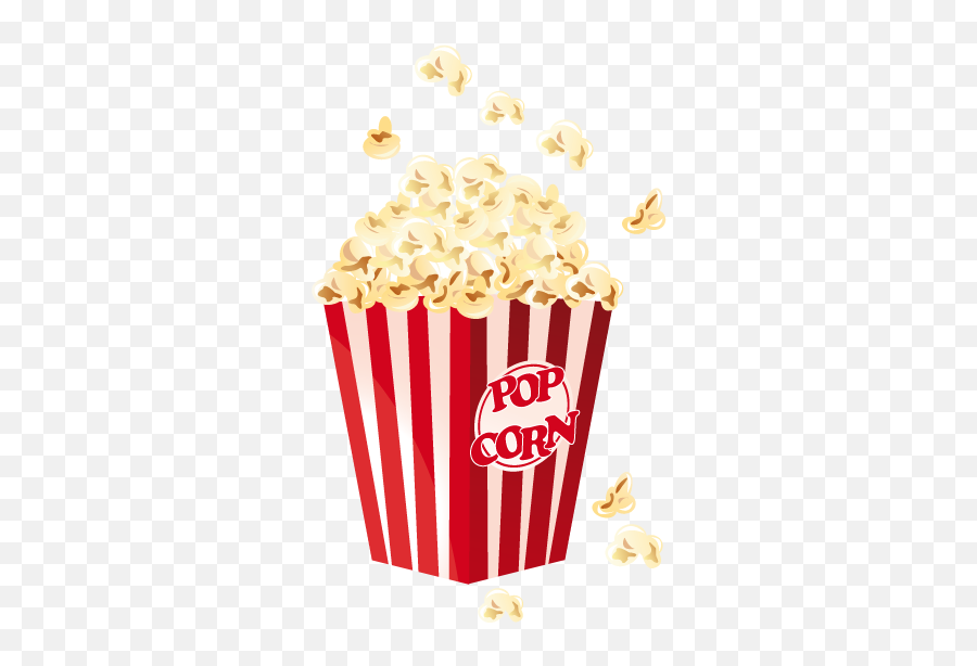 Popcorn Film Snack Cinema - Pop Corn Fond Transparent Emoji,Popcorn Clipart Black And White