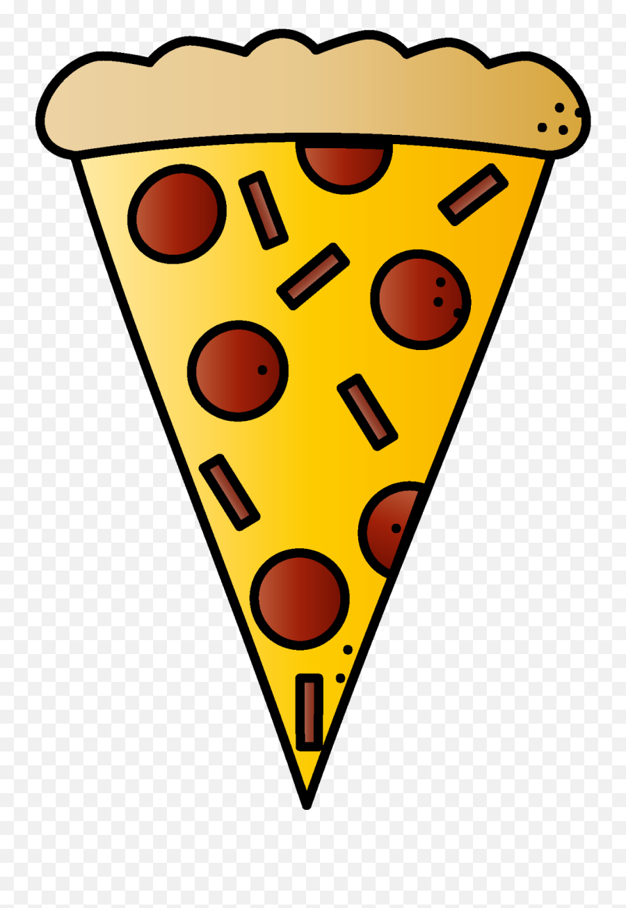 Triangle Pizza Clipart - Object Triangle Shapes Clipart Emoji,Pizza Clipart
