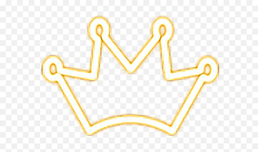 Crown King Queen Kween Yellow Gold Neon - Kings Only Emoji,Neon Light Png