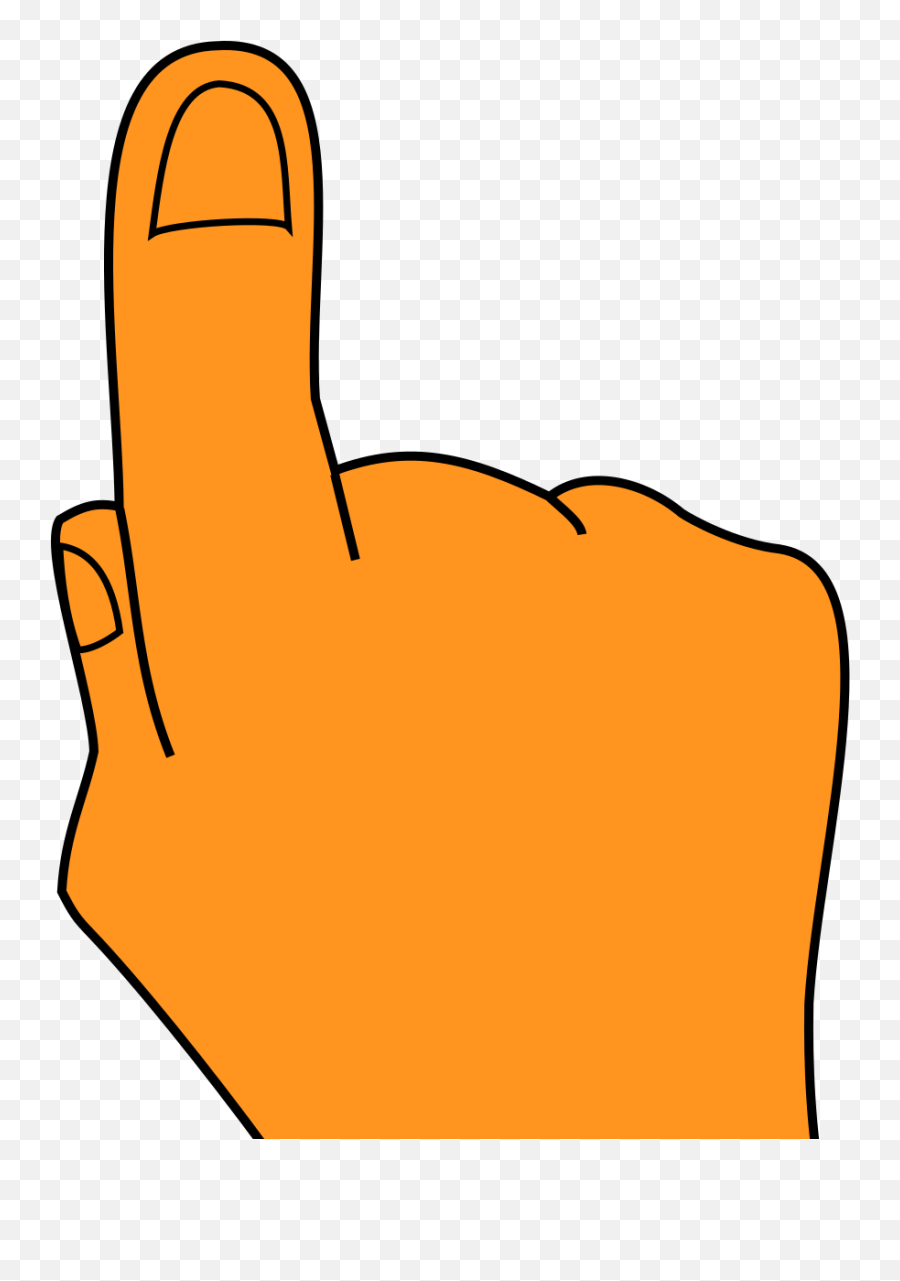 Pointing Finger Orange Svg Vector Pointing Finger Orange Emoji,Pointed Finger Clipart