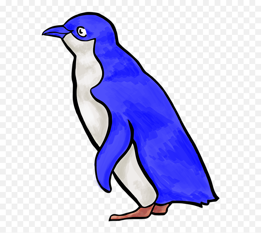 Penguin Blue Tux - Free Vector Graphic On Pixabay Emoji,Penguin Clipart Free