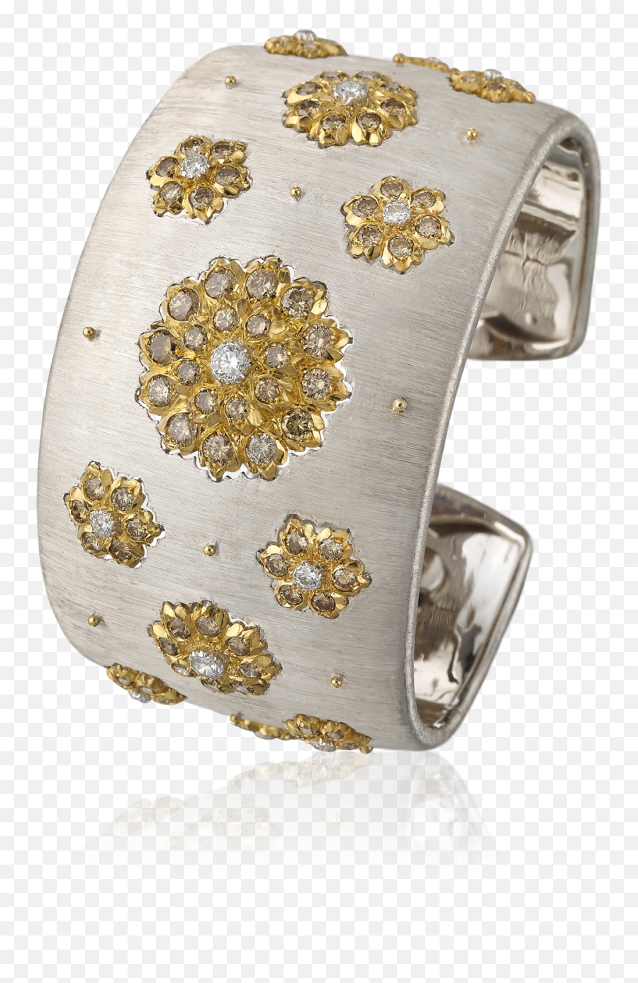 Cuff Bracelet - Dream Bracelets Official Buccellati Website Emoji,Gold Flowers Png