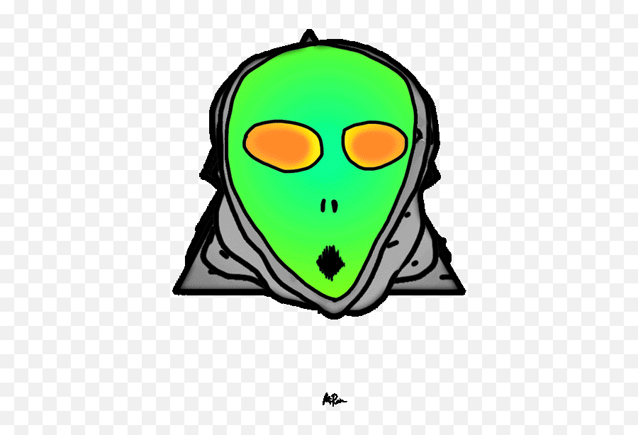 Alien Outer Space Sticker By Miron For - Psychedelic Cartoon Emoji,Alien Gif Transparent