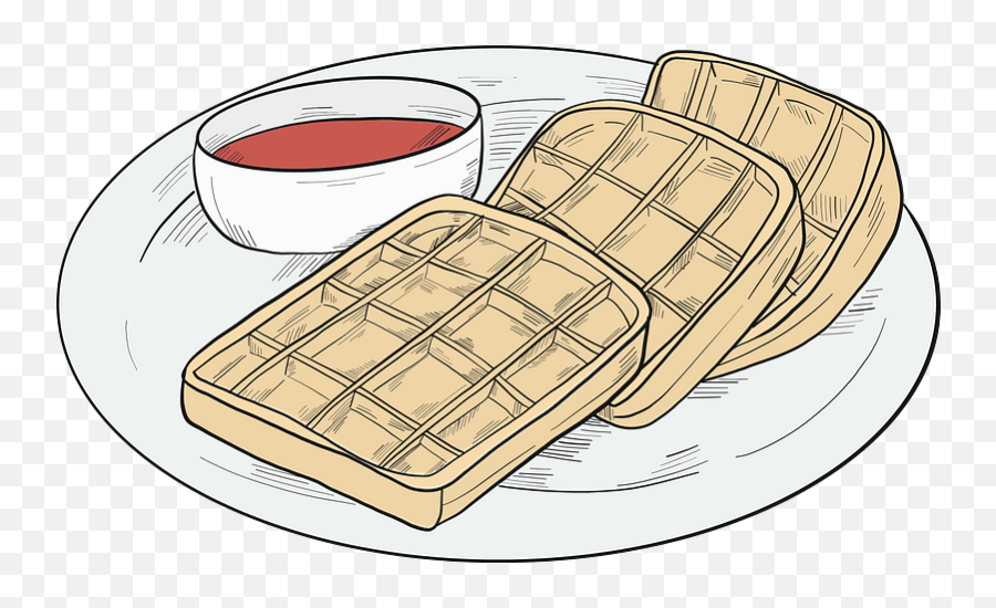 Waffles For Breakfast Clipart - Bowl Emoji,Breakfast Clipart