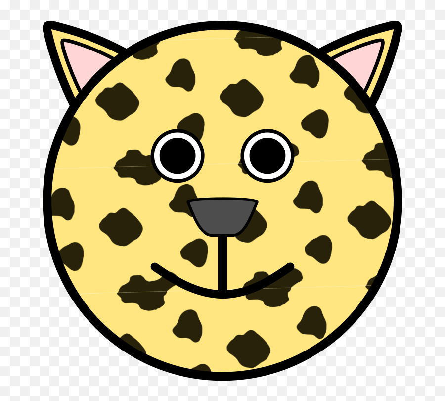 Leopard - Clip Art Emoji,Leopard Clipart