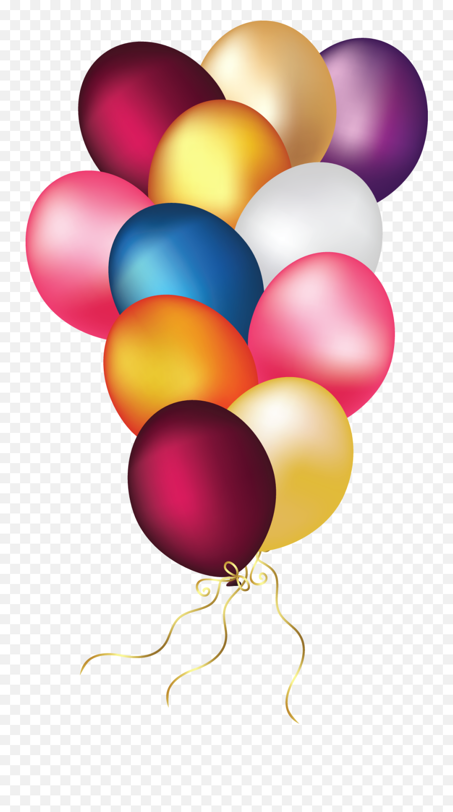 Transparent Multicolor Balloons Png - Palloncini Colorati Png Emoji,Globos Png